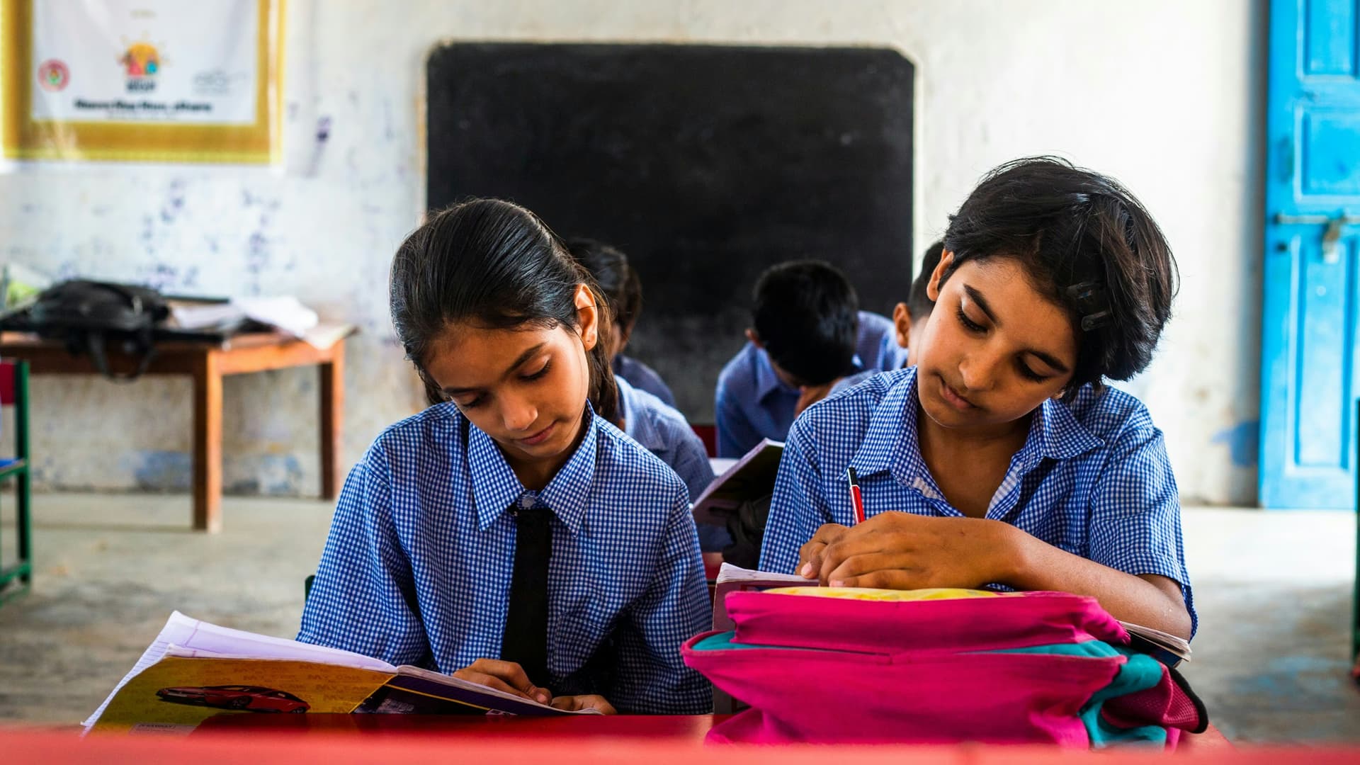 Students at a Yuva-transformed school, Rajasthan — 2023