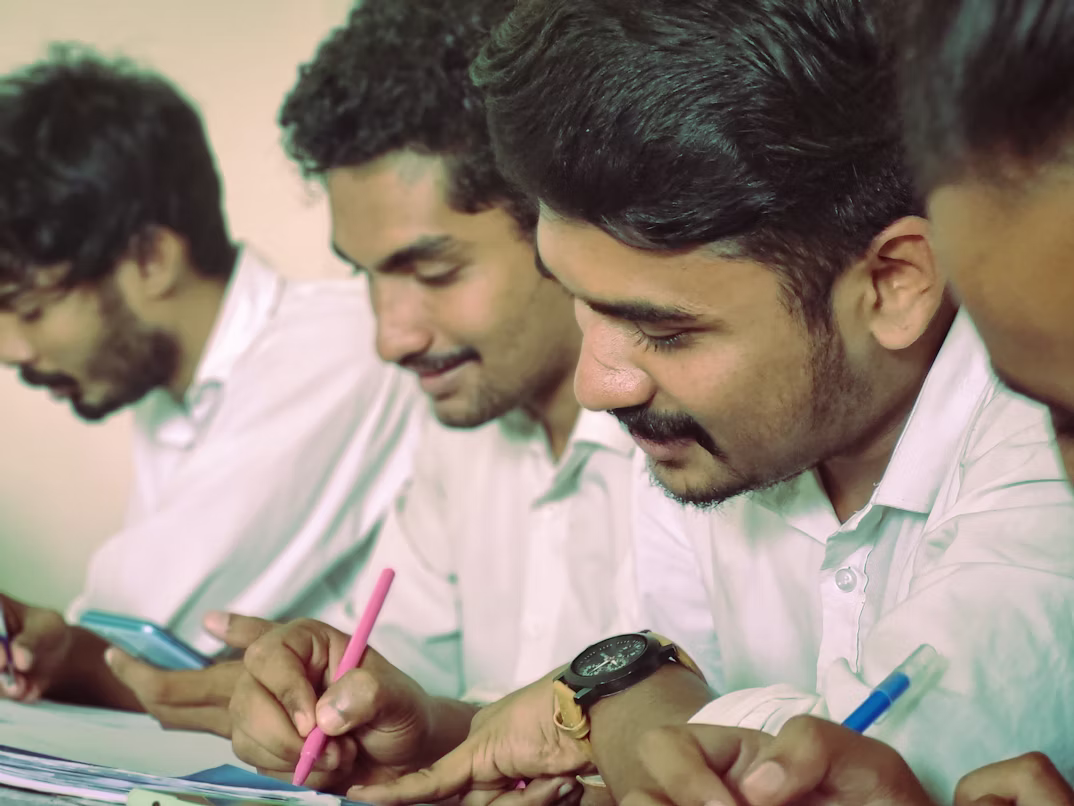 Students in a classroom