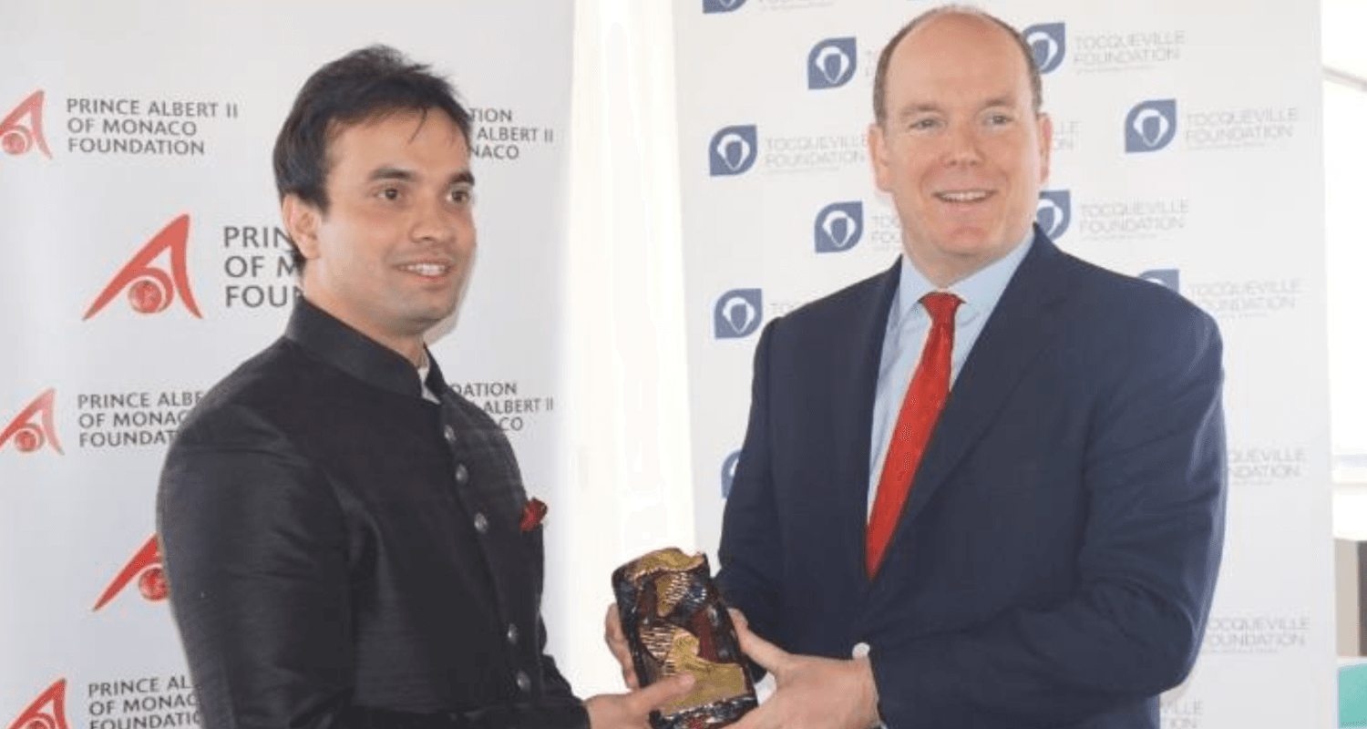 Prize for Innovative Philanthropy by Prince Albert II of Monaco